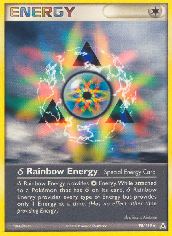 δ Rainbow Energy - Pokémon TCG Card