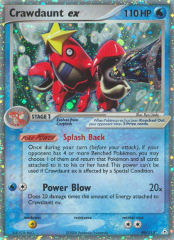 Crawdaunt ex - pokemon TCG Card