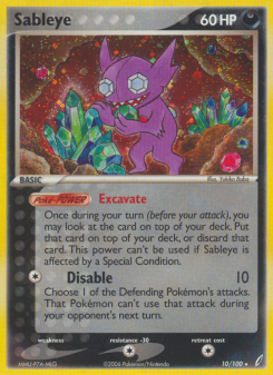Sableye - pokemon TCG Card