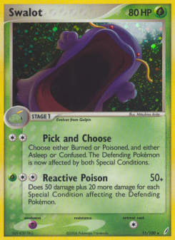 Swalot - pokemon TCG Card