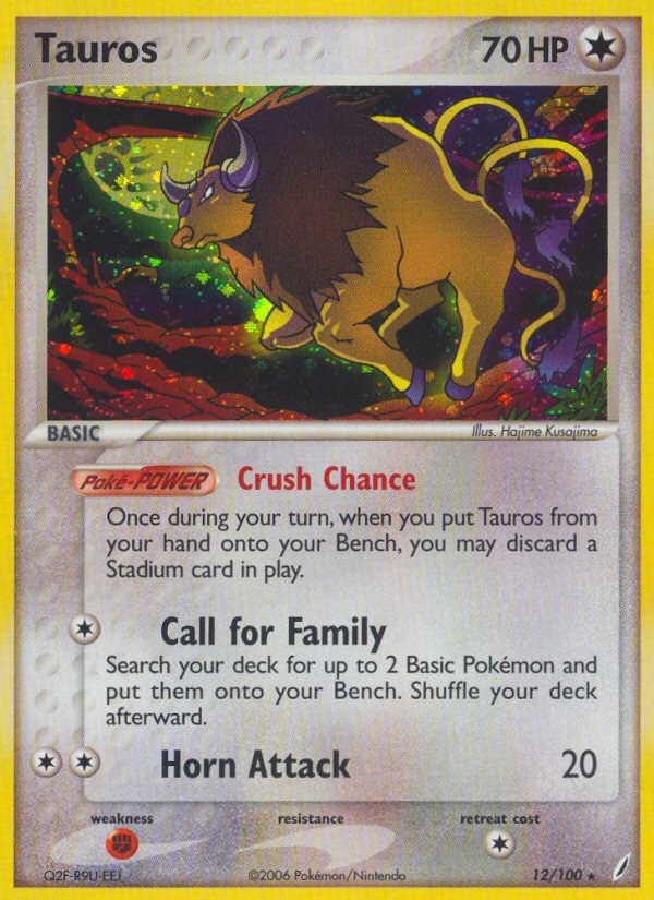 Tauros - Pokémon TCG Card
