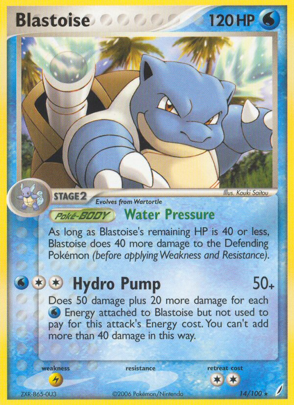 Blastoise - Pokémon TCG Card