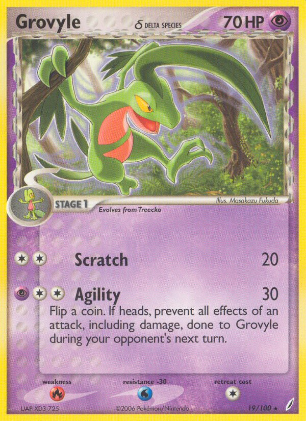 Grovyle δ - Pokémon TCG Card