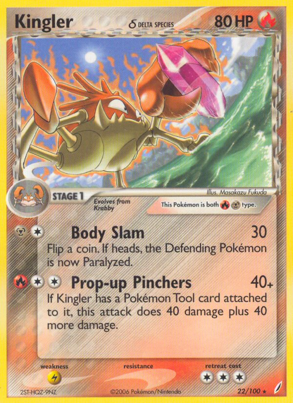 Kingler δ - Pokémon TCG Card