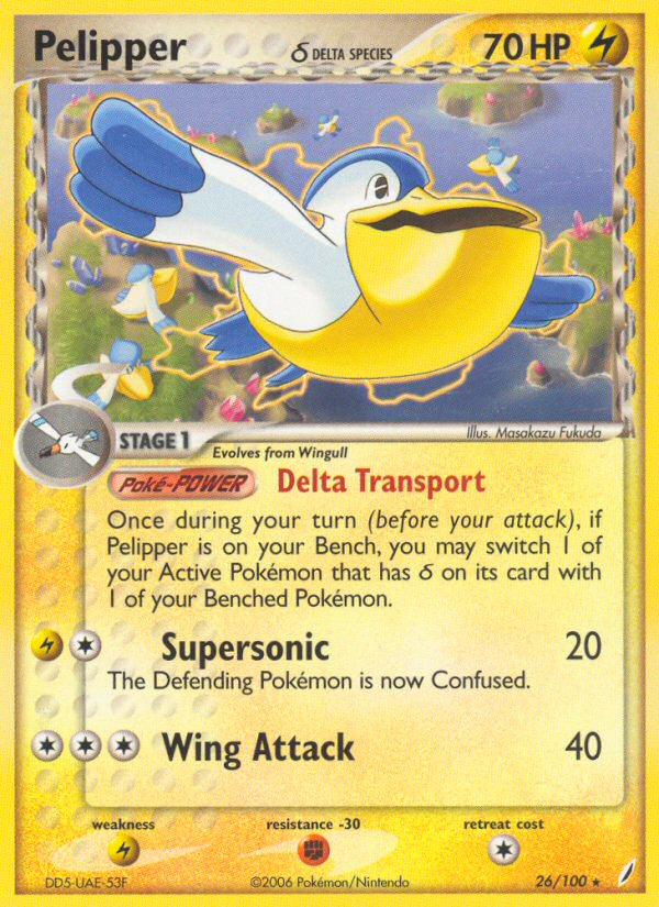 Pelipper δ - Pokémon TCG Card