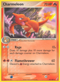 Charmeleon - pokemon TCG Card