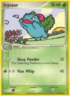 Ivysaur - pokemon TCG Card