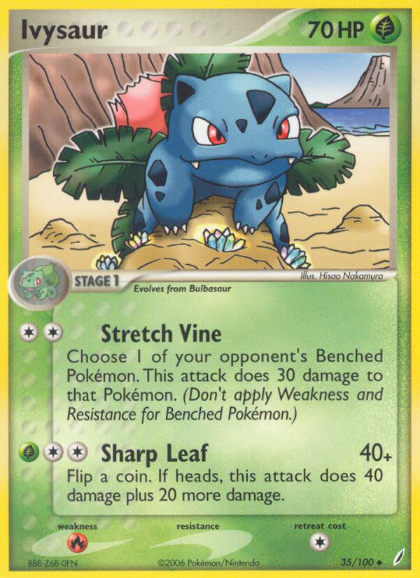Ivysaur - Pokémon TCG Card