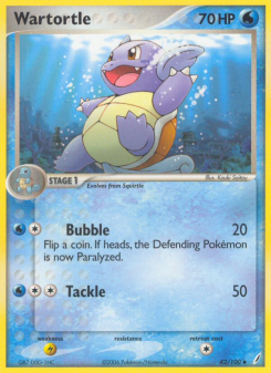 Wartortle - pokemon TCG Card