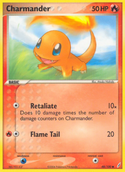 Charmander - pokemon TCG Card
