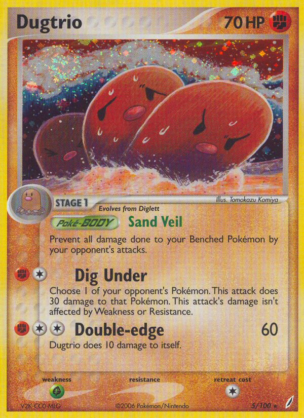 Dugtrio - Pokémon TCG Card