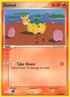 Numel - pokemon TCG Card