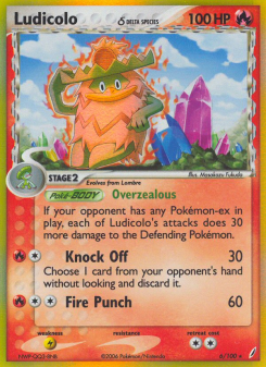 Ludicolo δ - pokemon TCG Card