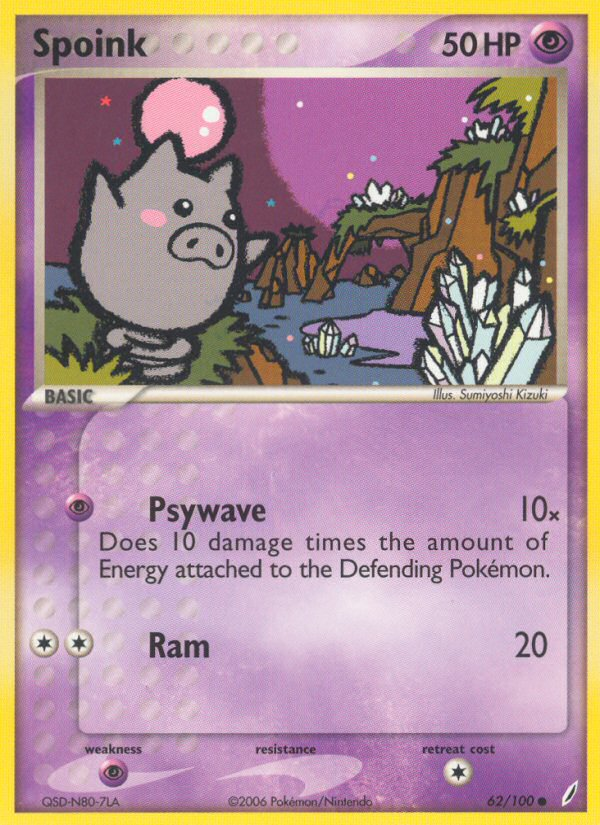 Spoink - Pokémon TCG Card