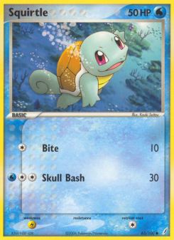 Squirtle - pokemon TCG Card