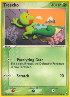 Treecko - pokemon TCG Card
