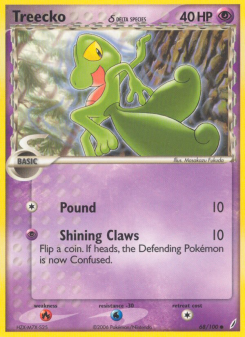 Treecko δ - pokemon TCG Card