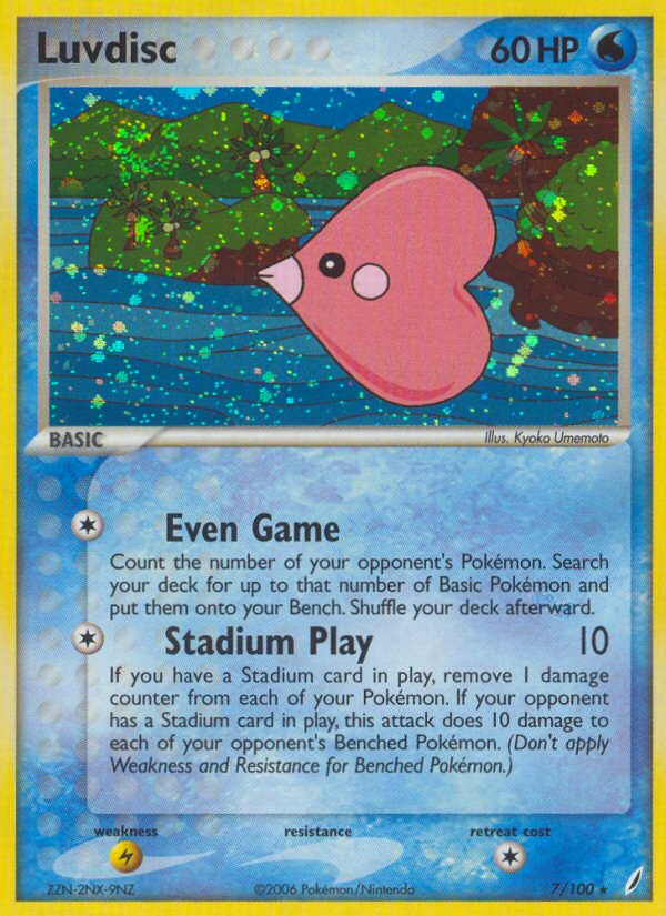 Luvdisc - Pokémon TCG Card