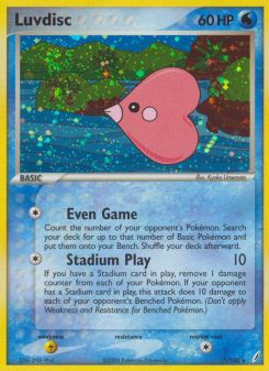 Luvdisc - pokemon TCG Card
