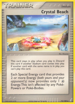 Crystal Beach - pokemon TCG Card