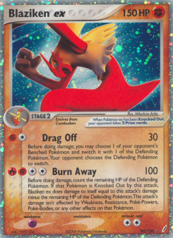 Blaziken ex - pokemon TCG Card