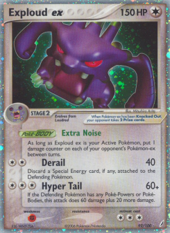 Exploud ex - pokemon TCG Card