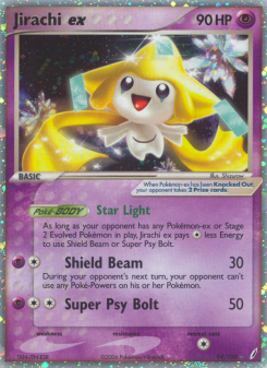 Jirachi ex - pokemon TCG Card