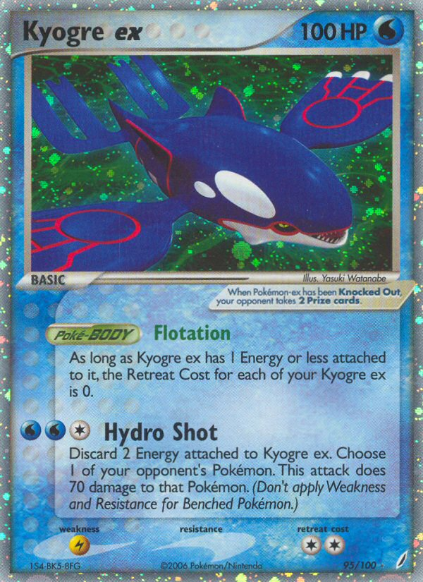 Kyogre ex - Pokémon TCG Card