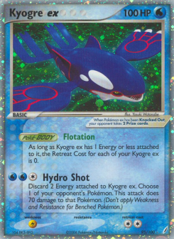 Kyogre ex - pokemon TCG Card