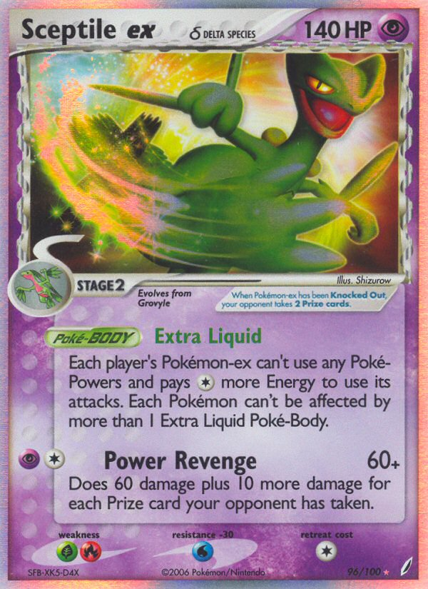 Sceptile ex δ - Pokémon TCG Card