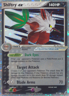 Shiftry ex - pokemon TCG Card