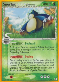 Snorlax δ - pokemon TCG Card