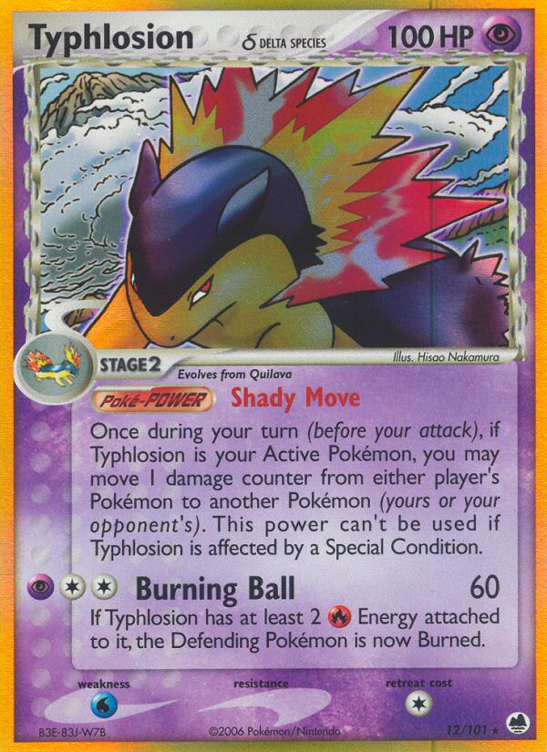 Typhlosion δ - Pokémon TCG Card