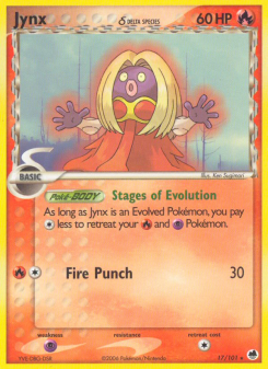 Jynx δ - pokemon TCG Card