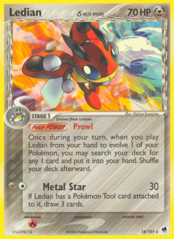 Ledian δ - pokemon TCG Card