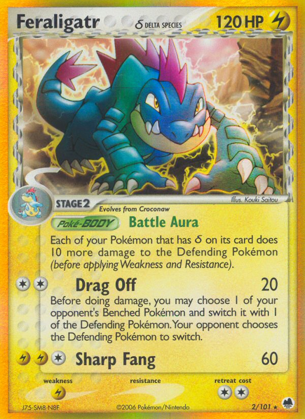 Feraligatr δ - Pokémon TCG Card