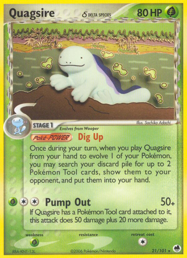 Quagsire δ - Pokémon TCG Card