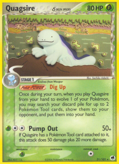 Quagsire δ - pokemon TCG Card