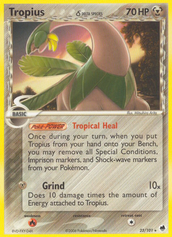 Tropius δ - Pokémon TCG Card