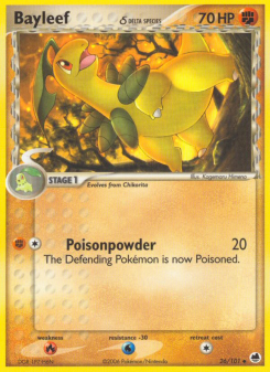 Bayleef δ - pokemon TCG Card