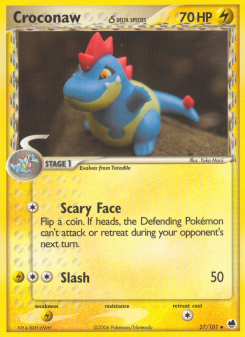 Croconaw δ - pokemon TCG Card