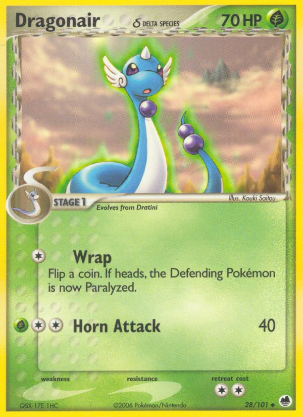 Dragonair δ - Pokémon TCG Card