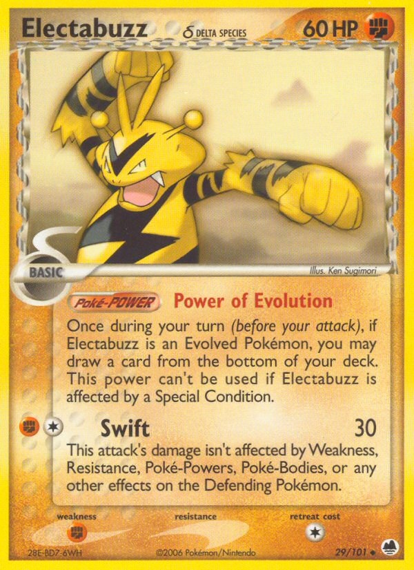 Electabuzz δ - Pokémon TCG Card