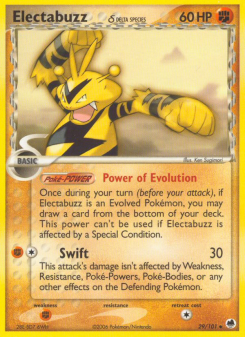 Electabuzz δ - pokemon TCG Card
