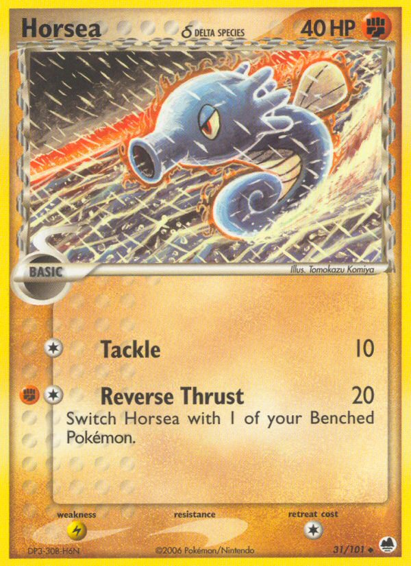 Horsea δ - Pokémon TCG Card
