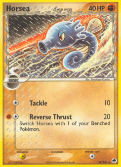 Horsea δ - pokemon TCG Card