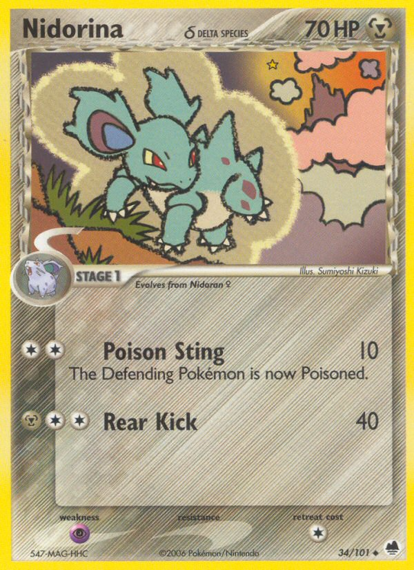 Nidorina δ - Pokémon TCG Card
