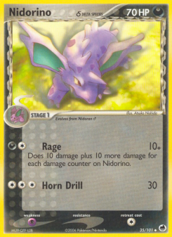 Nidorino δ - pokemon TCG Card
