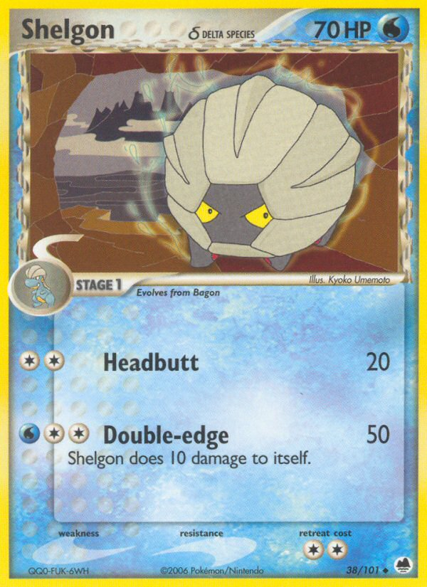 Shelgon δ - Pokémon TCG Card