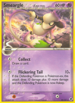 Smeargle δ - pokemon TCG Card